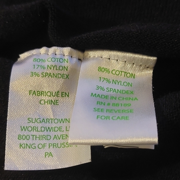 Lilly Pulitzer Morgan Jeweled  Black Long Sleeve Sweater Size XXS  Pre loved - Picture 7 of 9